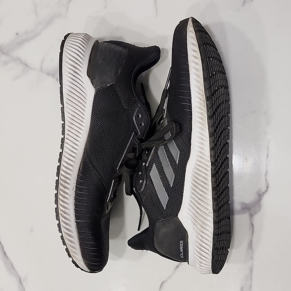 Black and White Adidas